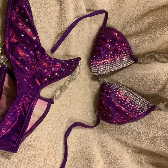 Dazzling Purple Competition Bikini - Picture 8 of 9